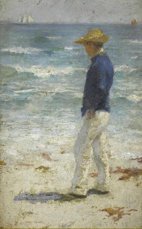 Henry Scott Tuke Looking out to sea Germany oil painting art